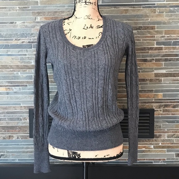 Old Navy Gray Piped Round Neck Sweater BB223 C - Picture 2 of 8